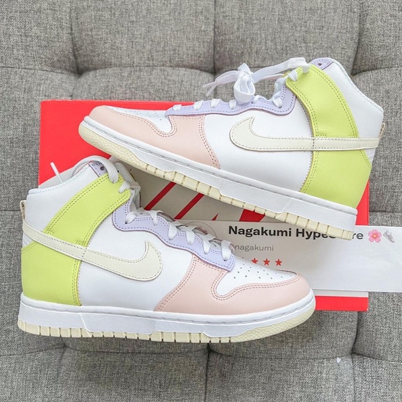 🌸🍡 Nike dunk high pastel shoes - Picture 2 of 4